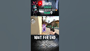 Sage Unleashed: Insane 1v5 Clutch😈& Ace🔥in First Round! Valorant Short Clip