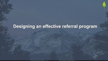 How to design an effective referral program