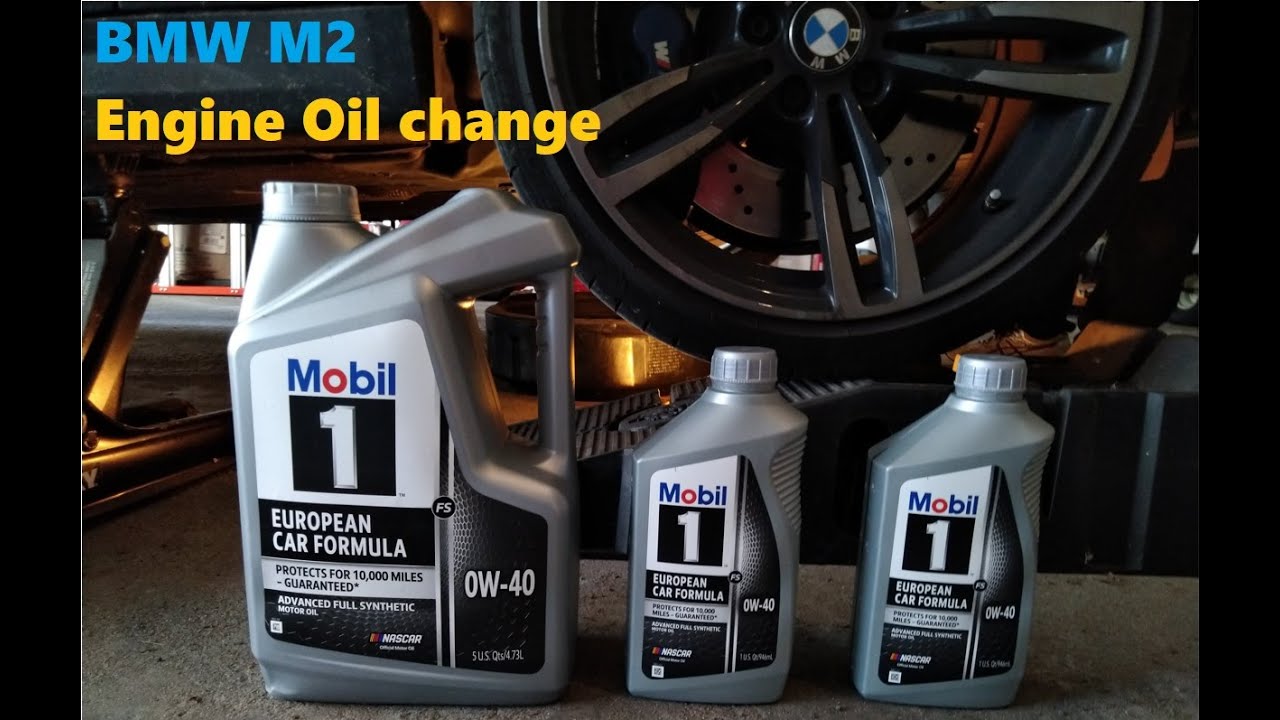 BMW M2 Oil Change YouTube