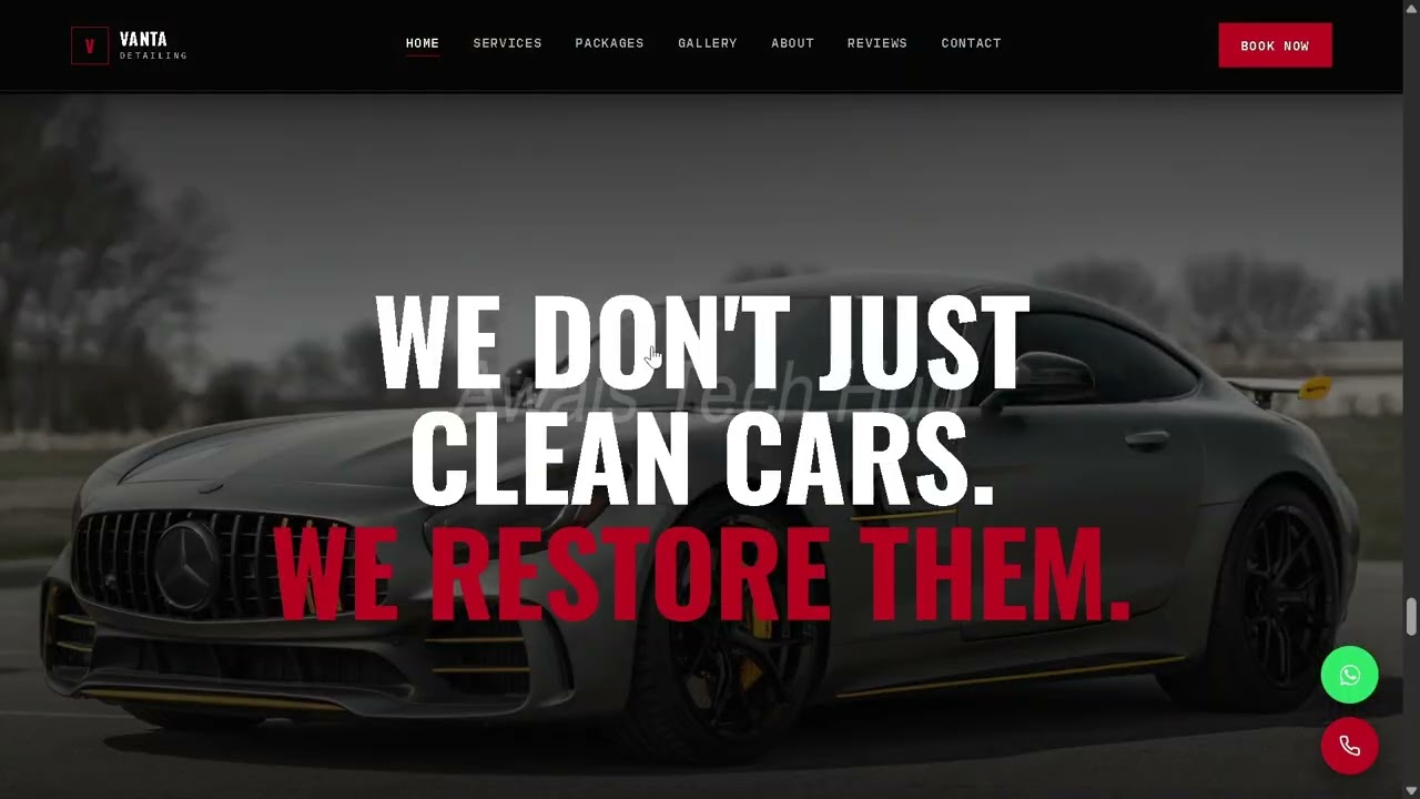 Premium Car Detailing Website ā Built to Make Your Business Shine