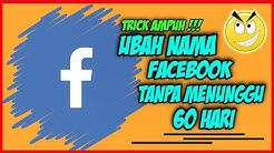 Begini.. Merubah Nama Facebook Tanpa Menunggu 60 Hari, - Durasi: 6.29. 
