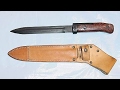 Штык нож от автомата VZ-58  После заточки