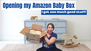FREE AMAZON BABY BOX 2019 I AMAZON BABY REGISTRY II I HELD A DIAPER FOR THE FIRST TIME EVER!