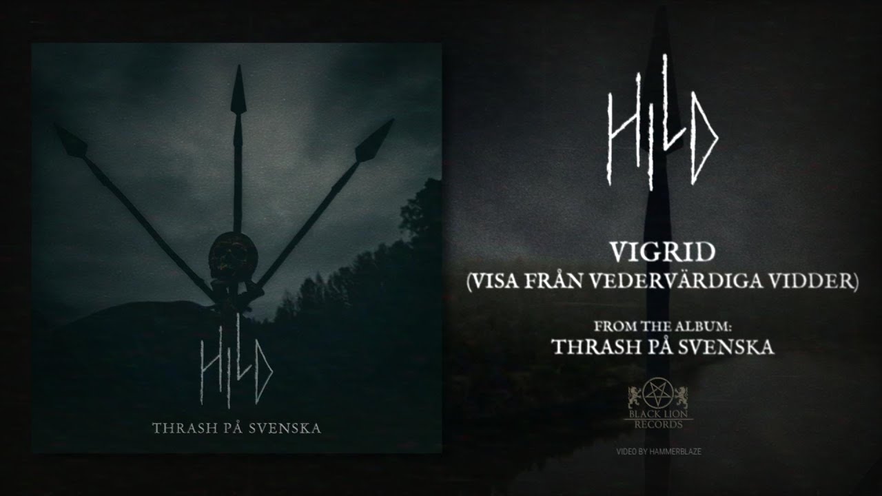 HILD - Vigrid (Visa från vedervärdiga vidder (Official Lyric Video) 2024 | Black Lion Records