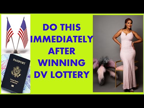 What To Do Immediately After Winning DV Lottery/Green Card #dv2024 || A Must Watch