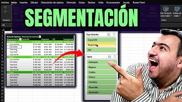 ¿Qué es la Segmentación de Datos en una Tabla Dinámica en Excel y Como se Usa?