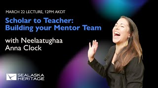 Scholar to Teacher – Building your Mentor Team with Neelaatughaa Anna Clock
Sealaska Heritage Institute (SHI) will sponsor a free lecture series on the challenges and successes faced by language students learning Lingít (Tlingit), X̱aad Kíl (Haida) and Shm’algyack (Tsimshian).
The series, “Honoring Our Ancestors and Future Generations” (Haa Shuká in Tlingit; Íitl’ Kuníisii in Haida and Na Łagigyetgm in Tsimshian), is part of an effort to unite language learners and culture leaders so they can focus on language instruction, programs and resources available to students.
Friday, March 22
Neelaatughaa Anna Clock: Scholar to Teacher – Building your Mentor Team
Neelaatughaa Anna Clock is a Tlingit language teacher and a former student of SHI’s Language Scholars program. She teaches the Tlingit language at the University of Alaska Anchorage. She also hosts an online study group, transcribes, and translates recordings from Tlingit to English and creates instructional videos of her own. In 2022, Anna completed her Indigenous Teaching Certificate in Tlingit as an SHI Language Scholar.
“We have learned through our ongoing Language Scholars program for Lingít, X̱aad Kíl and Shm’algyack students that the journey has its challenges. We want to support our students and ease their way, as the work they are doing is so important to revitalizing our ancient languages,” said Dr. Rosita Ḵaaháni Worl, president of SHI.
Lecturers will share the challenges and successes of their work to demonstrate to other language learners what is possible and to assure them they are not alone.
All lectures will be held in-person at noon (Alaska time) at the Walter Soboleff Building in Juneau. SHI will also live stream the series on YouTube, where the recordings will be viewable immediately after. Viewers are encouraged to pose questions in-person and online.
Learn more about Sealaska Heritage here: https://www.sealaskaheritage.org/
https://www.facebook.com/SHInstitute/
https://www.instagram.com/shinstitute/
https://twitter.com/SHInstitute Scholar to Teacher – Building your Mentor Team with Neelaatughaa Anna Clock