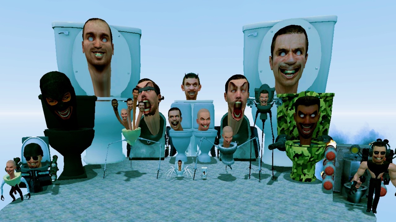 Spartan Kicking All New Skibidi Toilets in the Giant Pit #188 - Garry's Mod