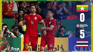 Full Match | AFC Futsal Asian Cup Thailand 2024™ | Group A | Myanmar vs Thailand