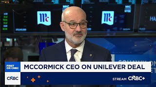 McCormick CEO on Unilever deal: Unilever's infrastructure benefits McCormick's portfolio McCormick CEO on Unilever deal: Unilever's infrastructure benefits McCormick's portfolio