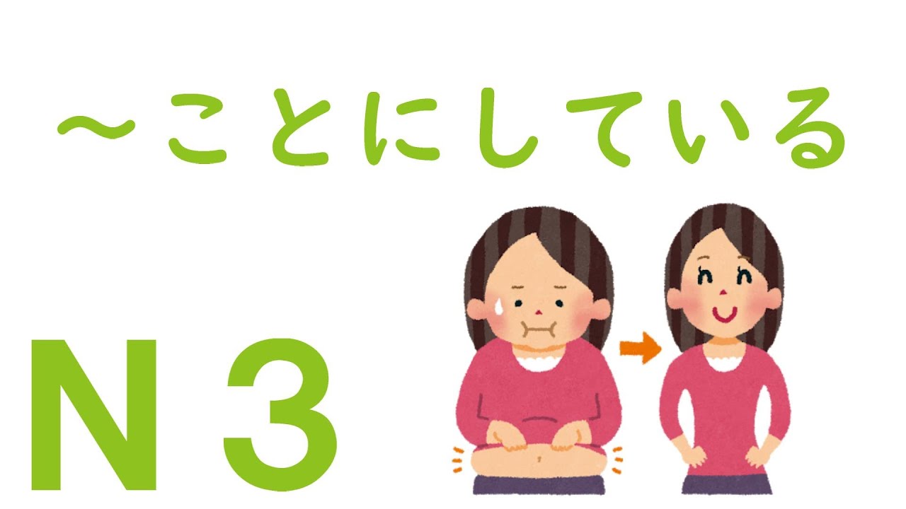 【Ｎ３文法】～ことにしている