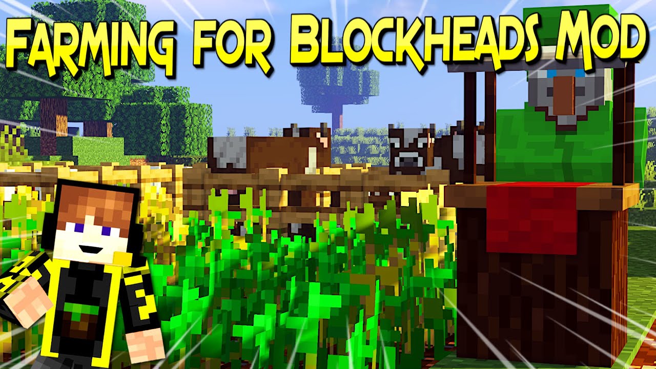 Farming for Blockheads Mod Mejoras Para Tu Granja Minecraft 1.16.1