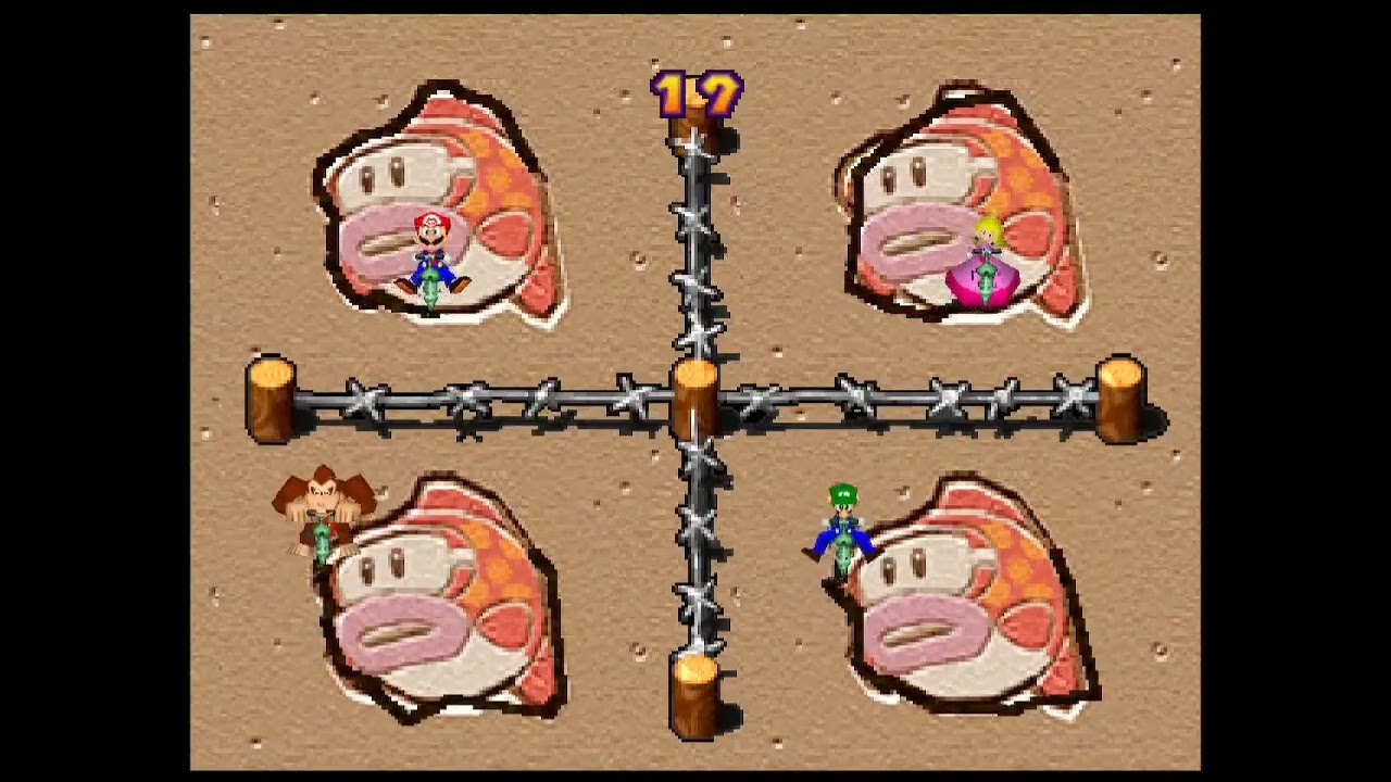 The Highest Score in Crazy Cutters | Mario Party 2