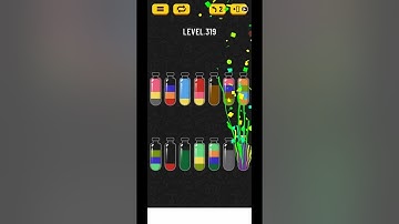 Soda Sort Water Color Puzzle Level 319 Gameplay