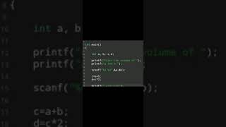 #6 | How to Write C language Program | Programming Exercise7  #shorts #programming #coding
