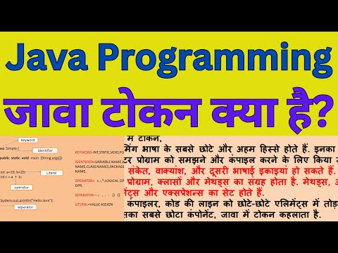 #javaprogramming जावा टोकन क्या है? (hindi)Learn Coding#beginners #javatutorial #java #learn #all