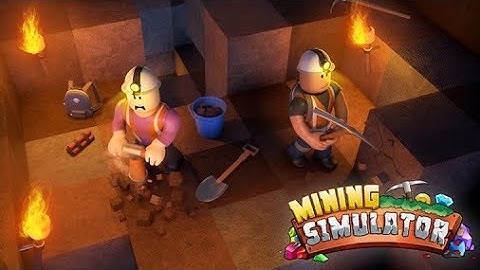 First time playing mining simulator (ROBLOX)