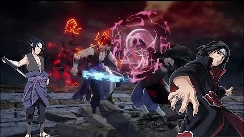Itachi Sasuke Showcase Soul Calibur VI #itachi #sasuke #naruto