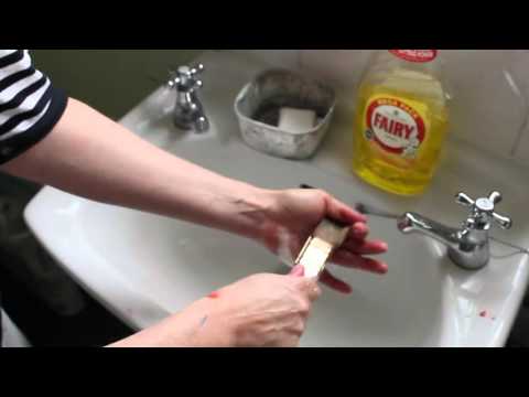 How to Clean Acrylic Painting Brushes