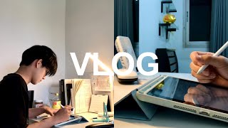 Study Vlog  practice questions, meal prep, productive days