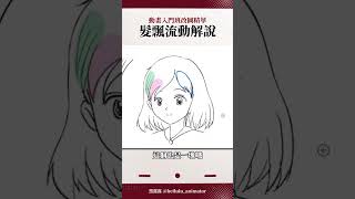 【動畫入門班精華】髮飄流動解說 #drawing #教學篇 #手繪 #art #animation #artist