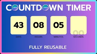 How to Make Animated Countdown Timer in Canva