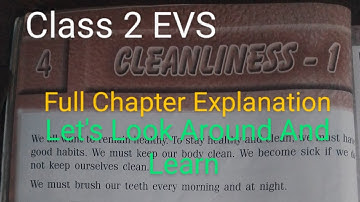 Cleanliness part 1 Evs class 2 ch -4 #libanam