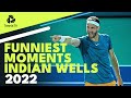 Monfils Dancing, Wild Serves, & Kyrgios Antics | Funniest Moments Indian Wells 2022