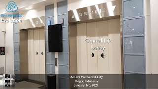 Brand New ThyssenKrupp Evolution Lifts - AEON Mall Sentul City, Bogor (Central Bank)