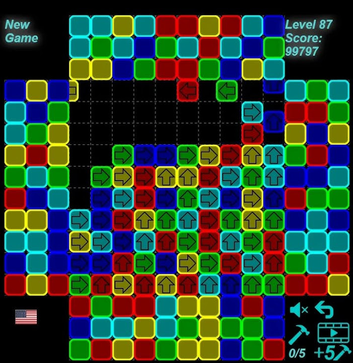 What to play. Game 'Brick shooter'. Search on Yandex games. https://yandex.com/games/app/354849