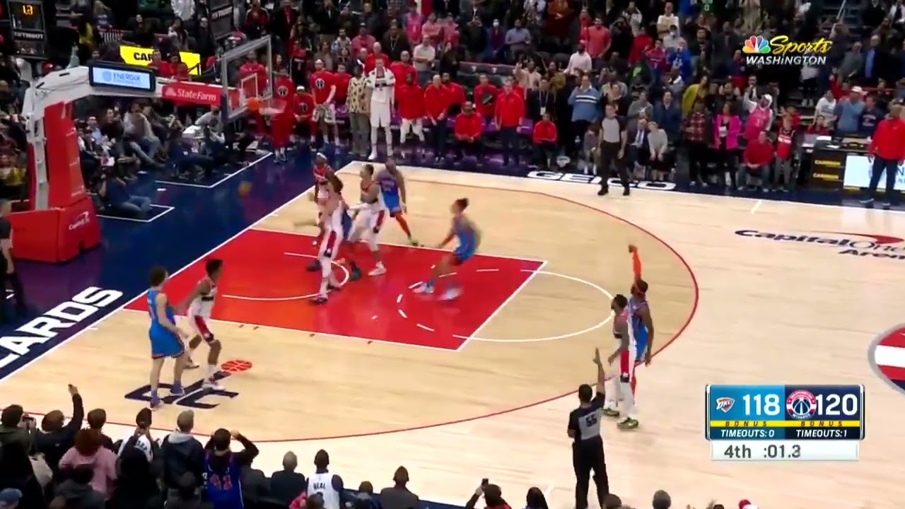 Shai Gilgeous-Alexander explodes for 42 points and hits game-winner vs  Wizards - A Sea Of Blue