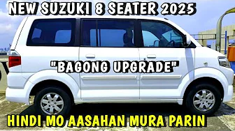 BAGONG UPDATE NG SUZUKI SA 8 SEATER CAR MODEL PERO MAS MURA PARIN GAYA NG INAASAHAN NATIN !!!