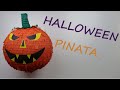 Halloween Pumpkin Pinata. DIY Pinata 🎊🎃