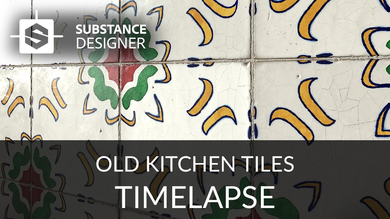 Substance Designer - Old Kitchen Tiles - YouTube
