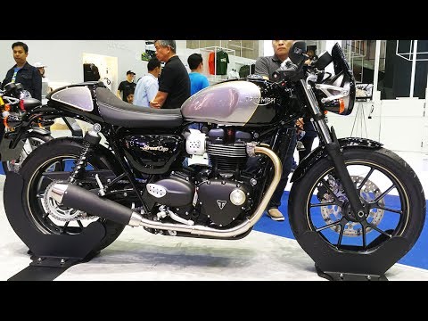 Triumph Street Cup 2017 Jet Black / Silver Ice