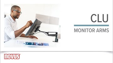 Novus CLU Monitor Arms- Smooth Positioning, Easy Installation, German Engineered for Quality