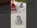 Timelapse Animation of a #3d printed bolt shaped keychain with NFC tag - #3dprinting #nfc #timelapse