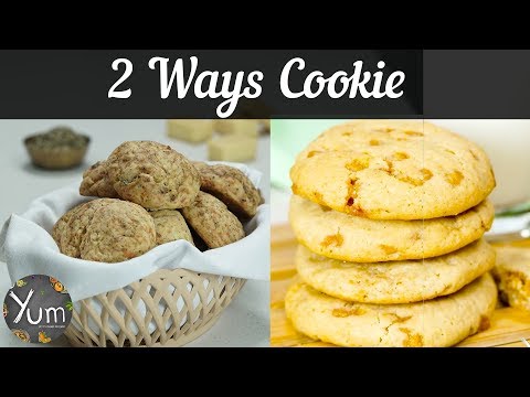 2 Ways Cookie | Cheese Garlic Cookies | Butterscotch Cookies