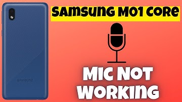Samsung Mic Not Working Problem Fix Galaxy M01 Core {SM-M013F}