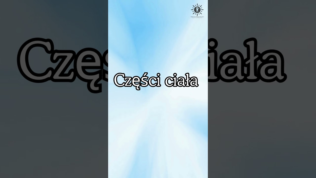 Body Parts Dictionary / Części Twarzy po Angielsku 