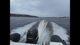 По белому морю на катере Water way 2017