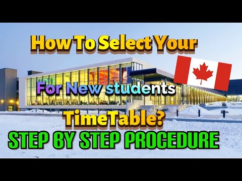 How To Choose Your TimeTable ? Mohawk College | Indian Student in Canada ??