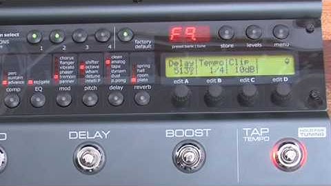 Nova System - Working with the tap tempo