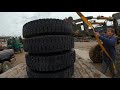 Burning Brush and Changing Dump Truck Tires - Awesome Gift Received!!