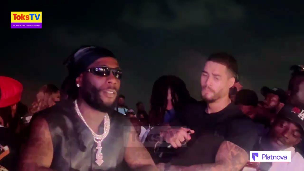 Burna Boy Spraying Fans $100 Bills At 