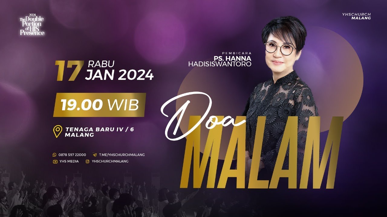 DOA MALAM | PS HANNA HADISISWANTORO | 17 JANUARI 2024