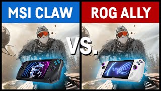 MSI Claw vs. ASUS ROG ALLY (Core Ultra 7 vs Z1 Extreme)