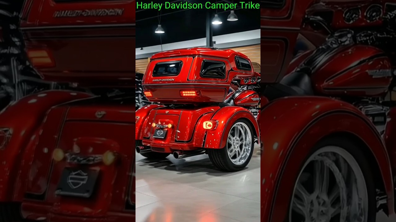 2027 Harley-Davidson Camper Trike REVEALED 🤯 | The Ultimate Motorcycle Camping Beast