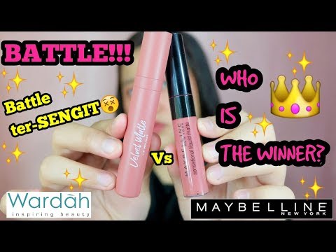 battle-wardah-velvet-matte-vs-maybelline-sensasional-liquid-matte