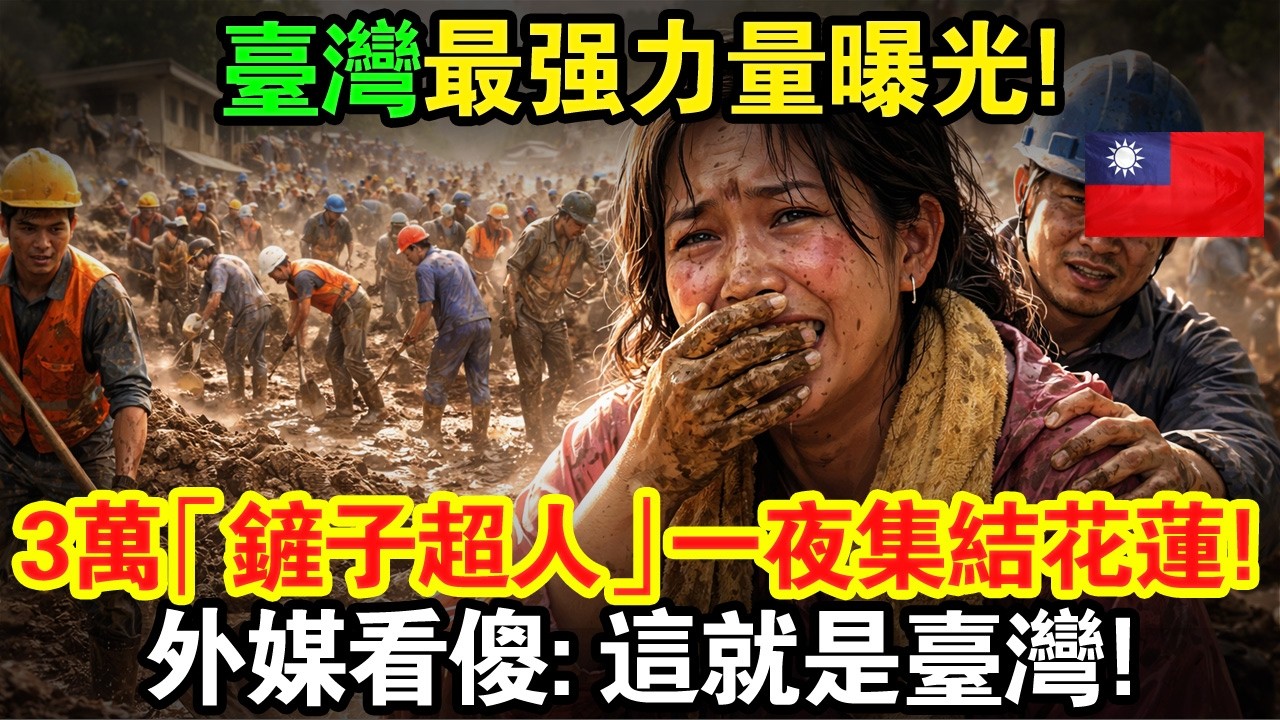 台灣最強力量曝光!3萬「鏟子超人」一夜集結花蓮光復鄉,外媒看傻:這就是台灣!#taiwan #台灣 #台灣故事 #台灣文化 #台灣科技 #台灣經濟 縮圖